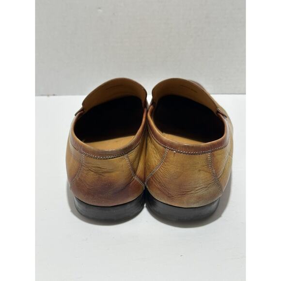 Magnanni Rambla Leather Buckle-Strap Loafers Brown Tan Sz 10.5‎ 23001 Nordstrom main image 6